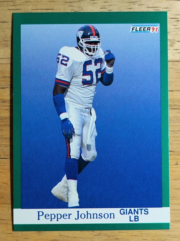1991 Fleer #314 Pepper Johnson
