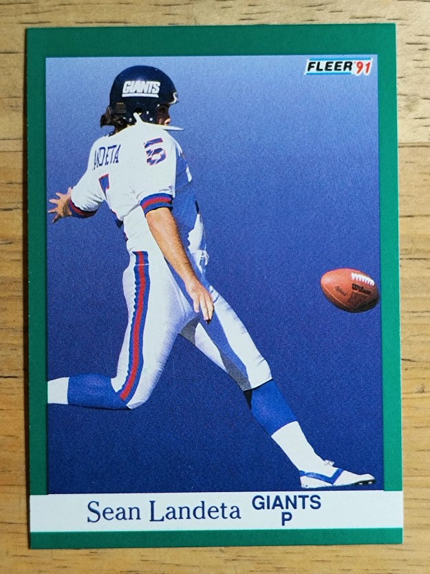 1991 Fleer #315 Sean Landeta