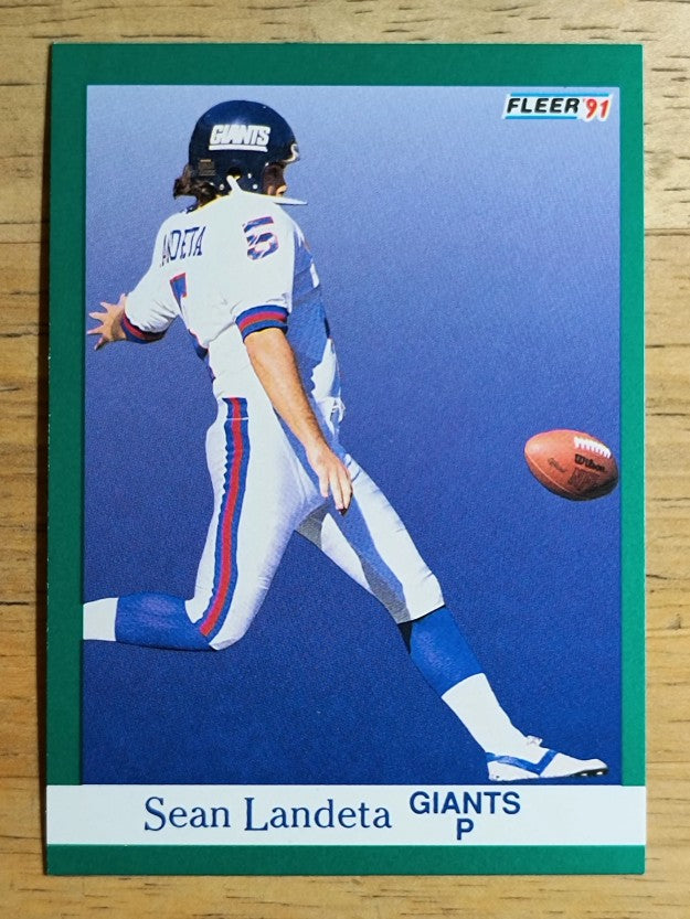 1991 Fleer #315 Sean Landeta