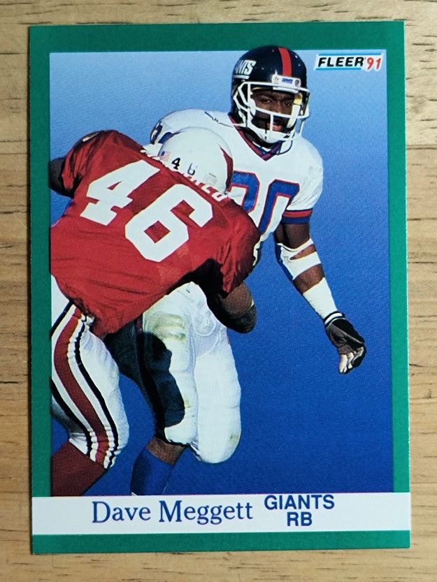 1991 Fleer #316 Dave Meggett