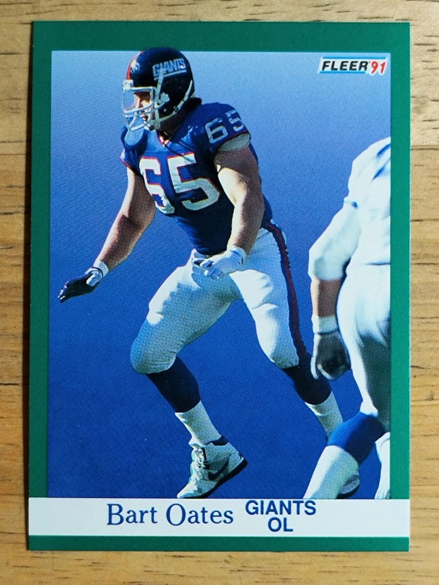 1991 Fleer #317 Bart Oates