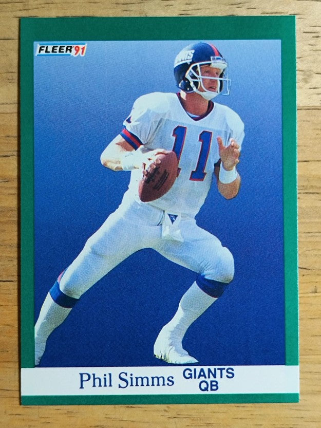1991 Fleer #318 Phil Simms