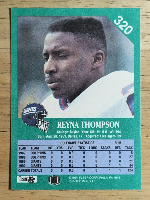 1991 Fleer #320 Reyna Thompson