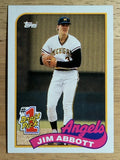 1989 Topps #573 Jim Abbott FDP RC