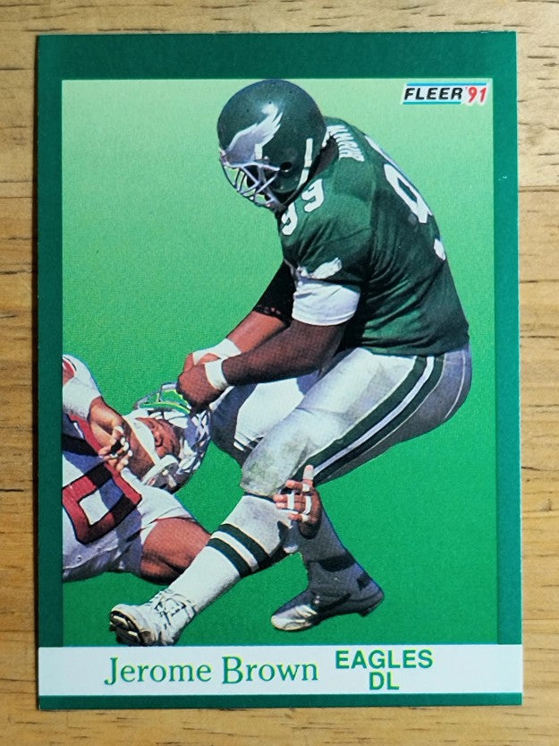 1991 Fleer #324 Jerome Brown