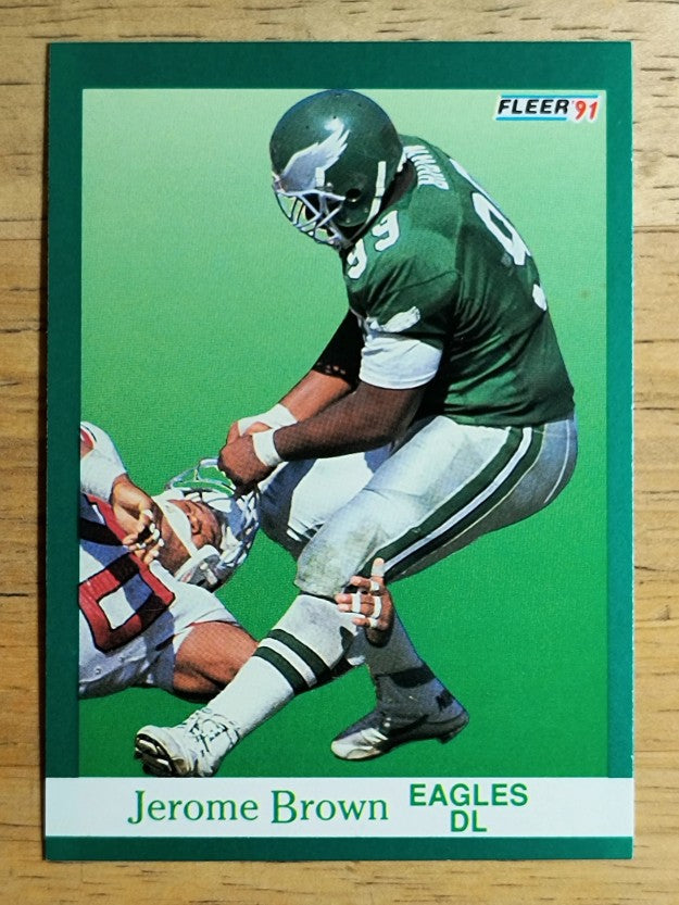 1991 Fleer #324 Jerome Brown