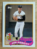 1989 Topps #573 Jim Abbott FDP RC
