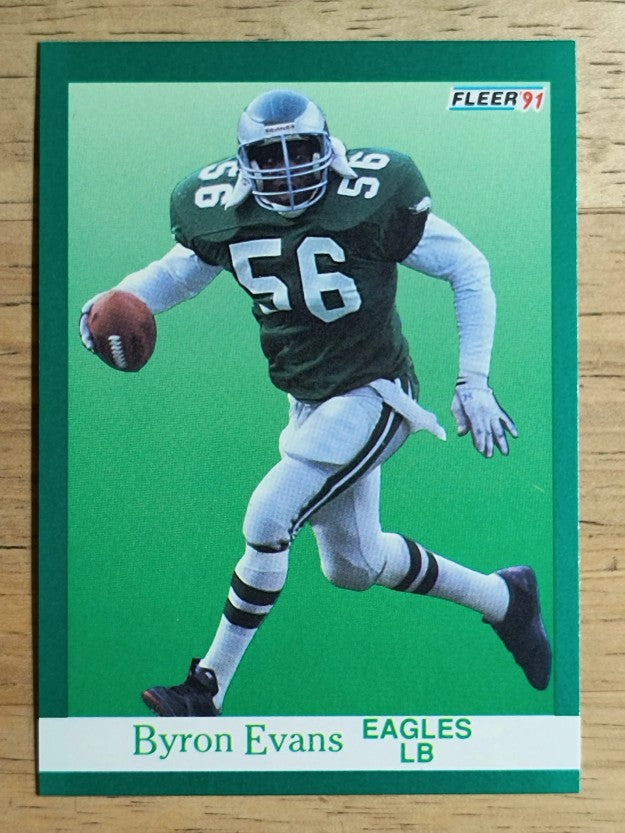 1991 Fleer #327 Byron Evans