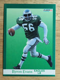 1991 Fleer #327 Byron Evans