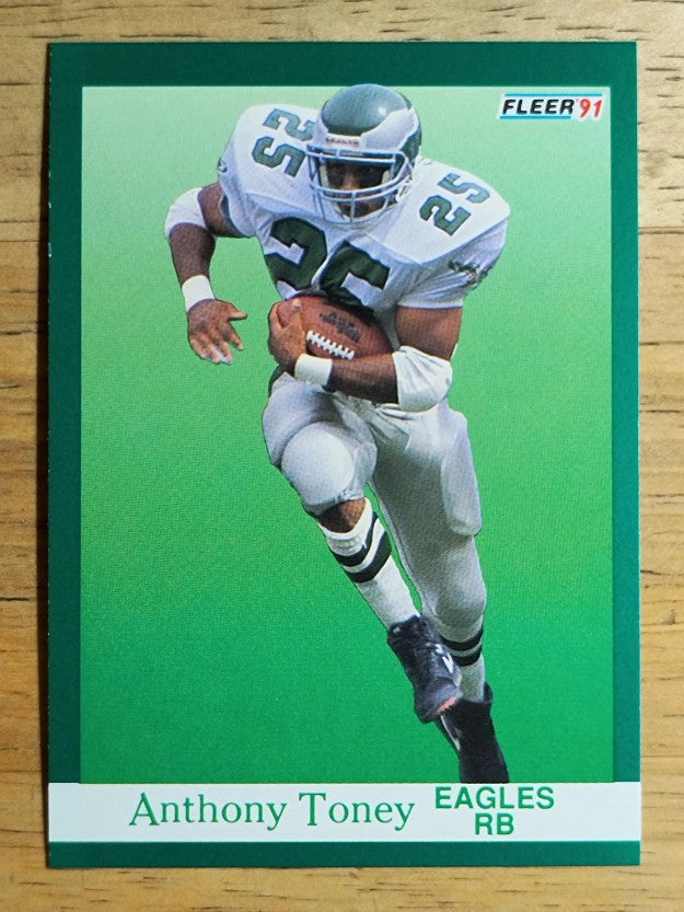 1991 Fleer #334 Anthony Toney