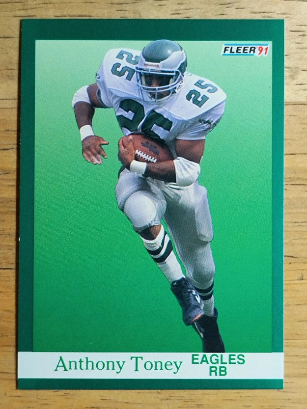 1991 Fleer #334 Anthony Toney