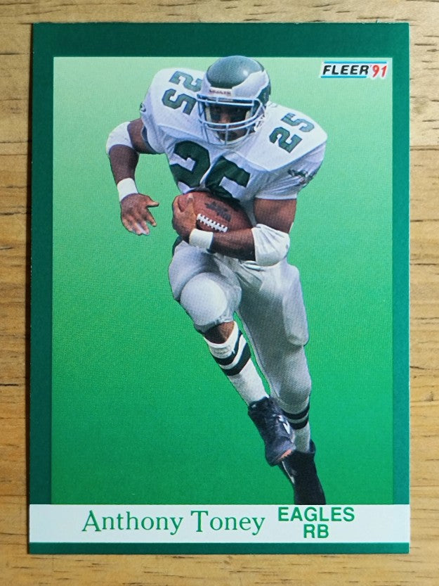 1991 Fleer #334 Anthony Toney