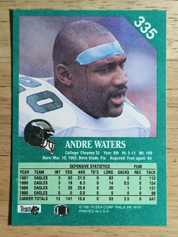 1991 Fleer #335 Andre Waters