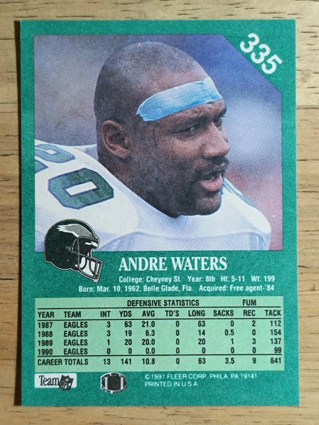 1991 Fleer #335 Andre Waters