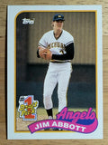 1989 Topps #573 Jim Abbott FDP RC