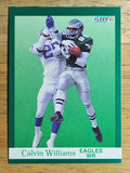 1991 Fleer #337 Calvin Williams