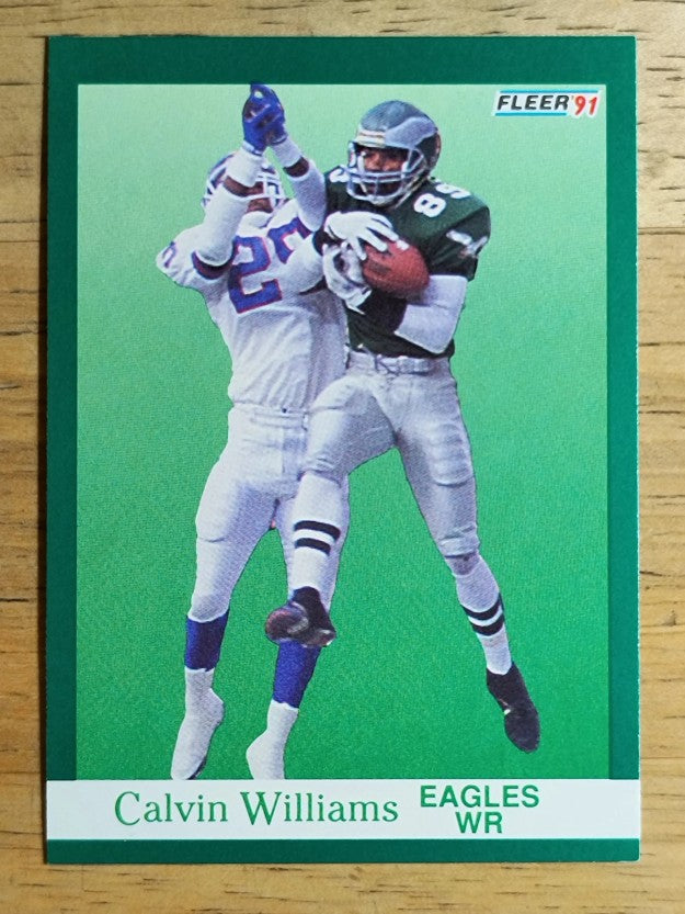 1991 Fleer #337 Calvin Williams
