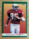1991 Fleer #341 Tim Jorden RC