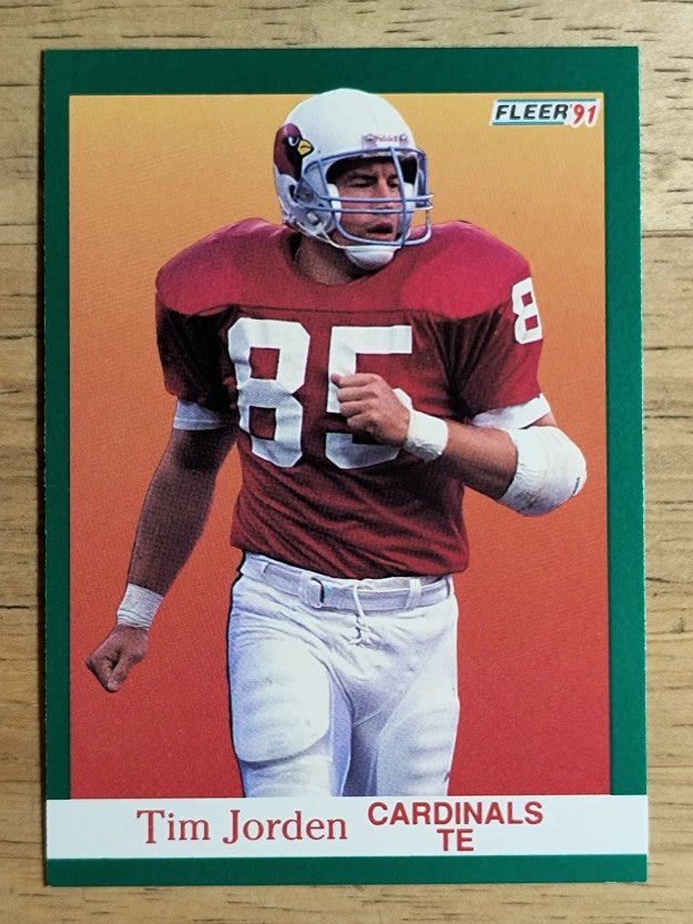 1991 Fleer #341 Tim Jorden RC