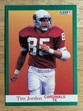 1991 Fleer #341 Tim Jorden RC