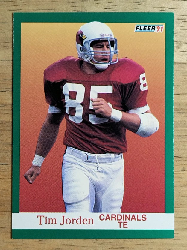 1991 Fleer #341 Tim Jorden RC