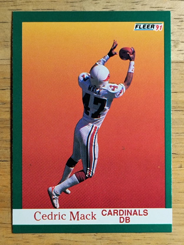 1991 Fleer #342 Cedric Mack