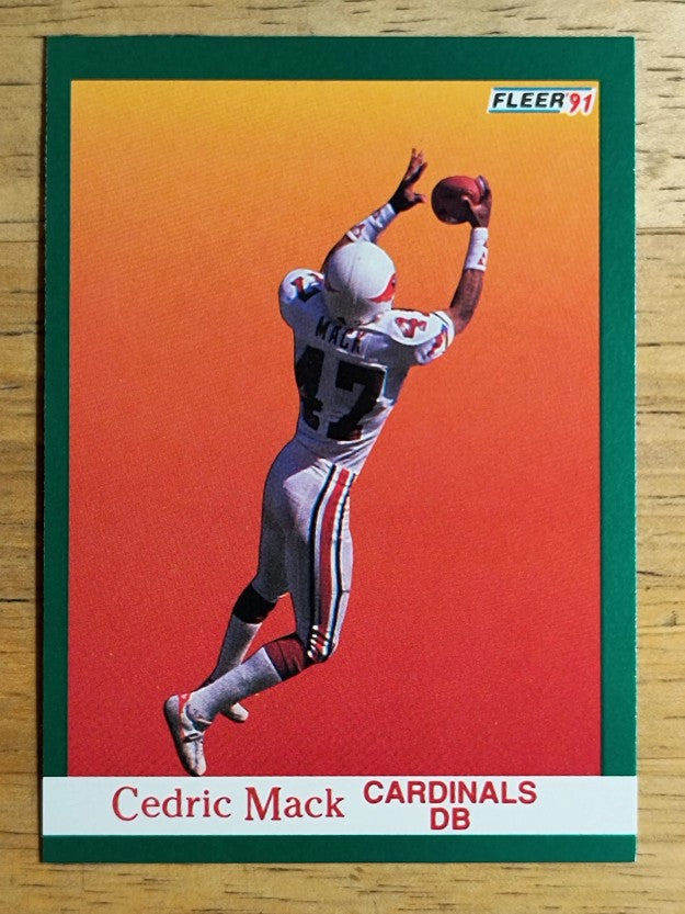 1991 Fleer #342 Cedric Mack