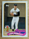 1989 Topps #573 Jim Abbott FDP RC