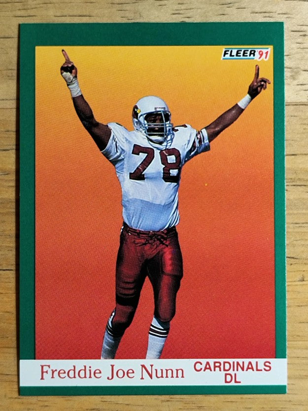 1991 Fleer #344 Freddie Joe Nunn