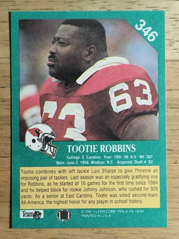 1991 Fleer #346 Tootie Robbins