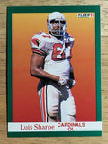 1991 Fleer #348 Luis Sharpe