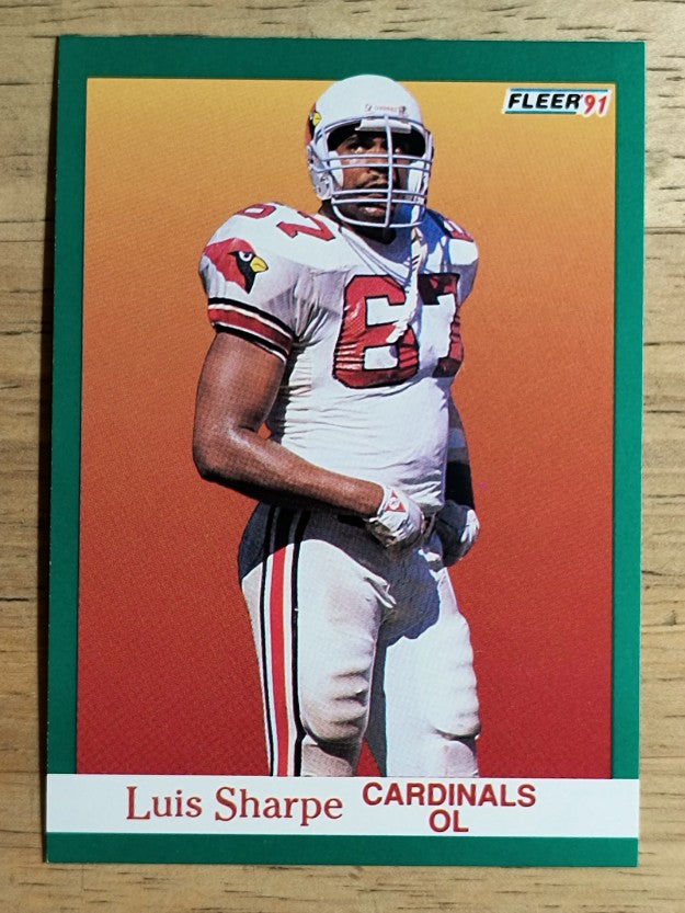 1991 Fleer #348 Luis Sharpe
