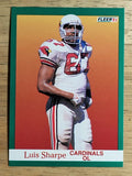 1991 Fleer #348 Luis Sharpe