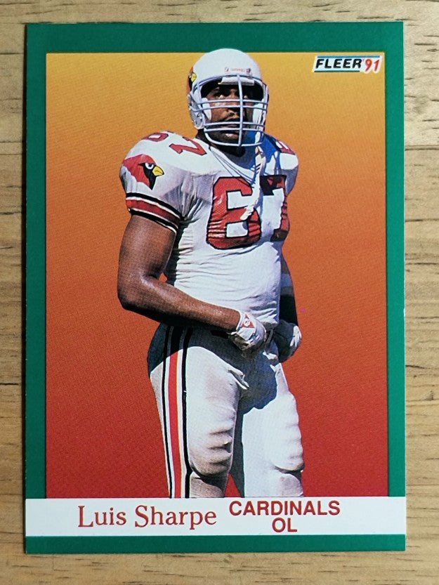 1991 Fleer #348 Luis Sharpe