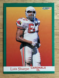 1991 Fleer #348 Luis Sharpe