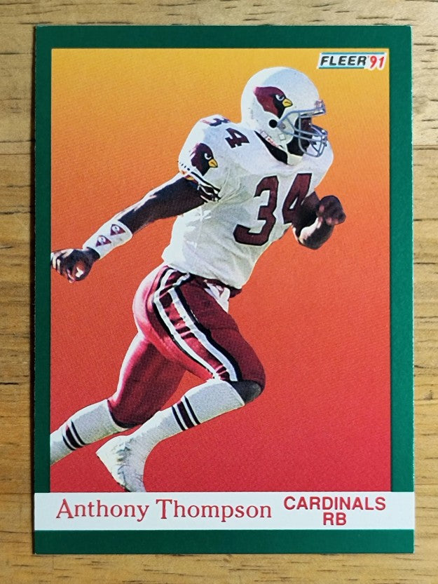 1991 Fleer #350 Anthony Thompson