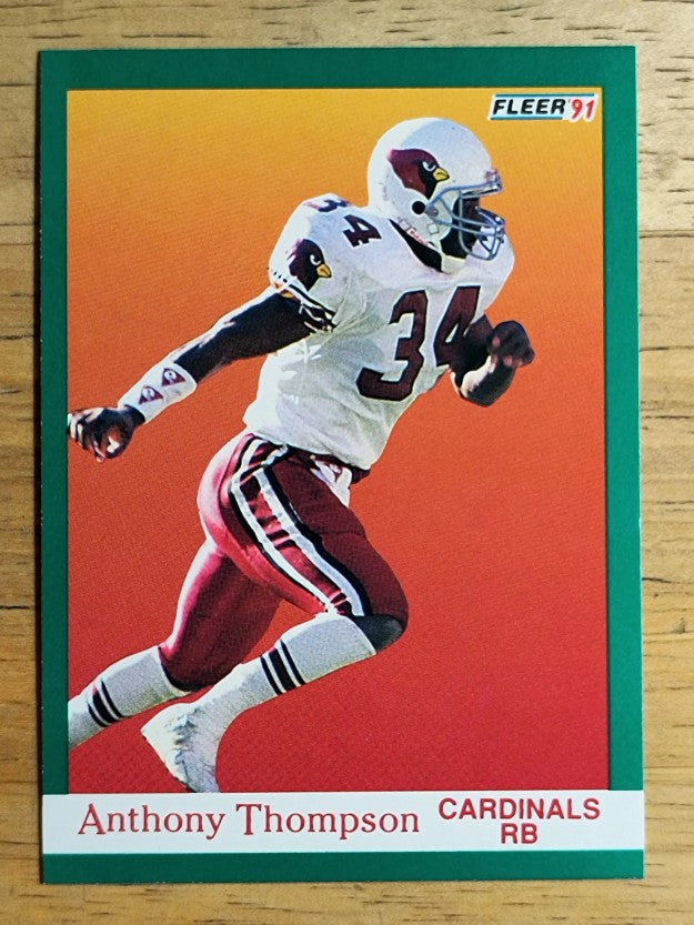 1991 Fleer #350 Anthony Thompson