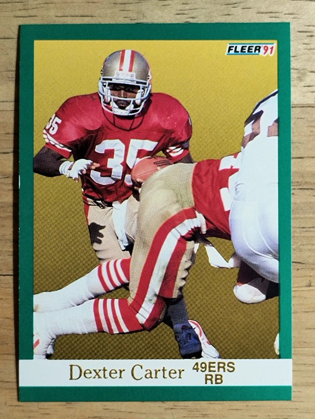 1991 Fleer #352 Dexter Carter