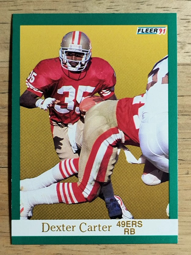 1991 Fleer #352 Dexter Carter