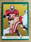 1991 Fleer #352 Dexter Carter