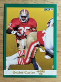 1991 Fleer #352 Dexter Carter