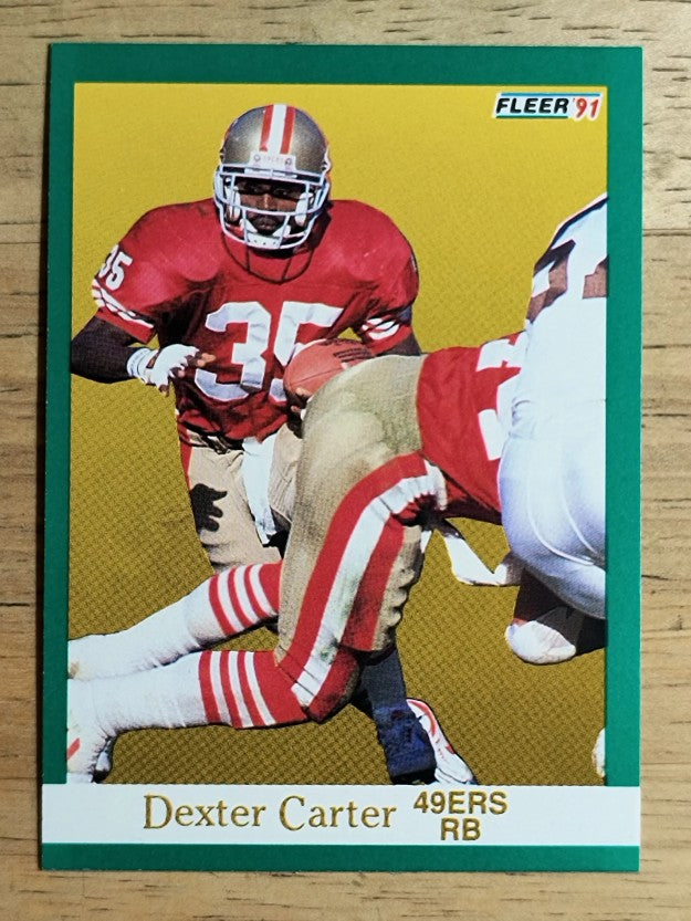 1991 Fleer #352 Dexter Carter