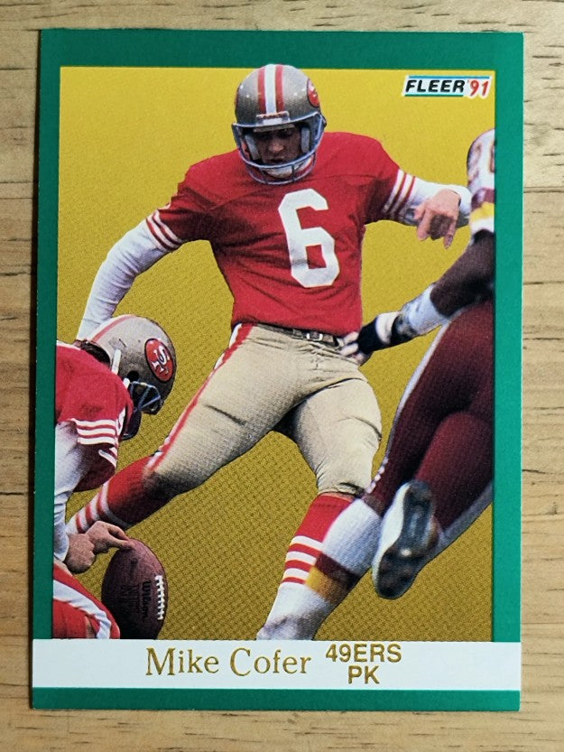 1991 Fleer #353 Mike Cofer