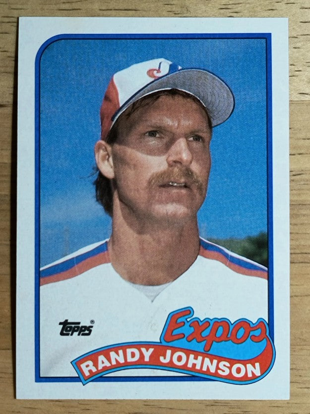 1989 Topps #647 Randy Johnson RC