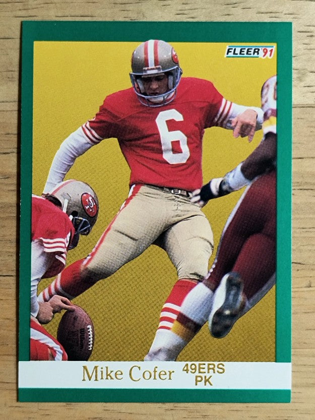 1991 Fleer #353 Mike Cofer