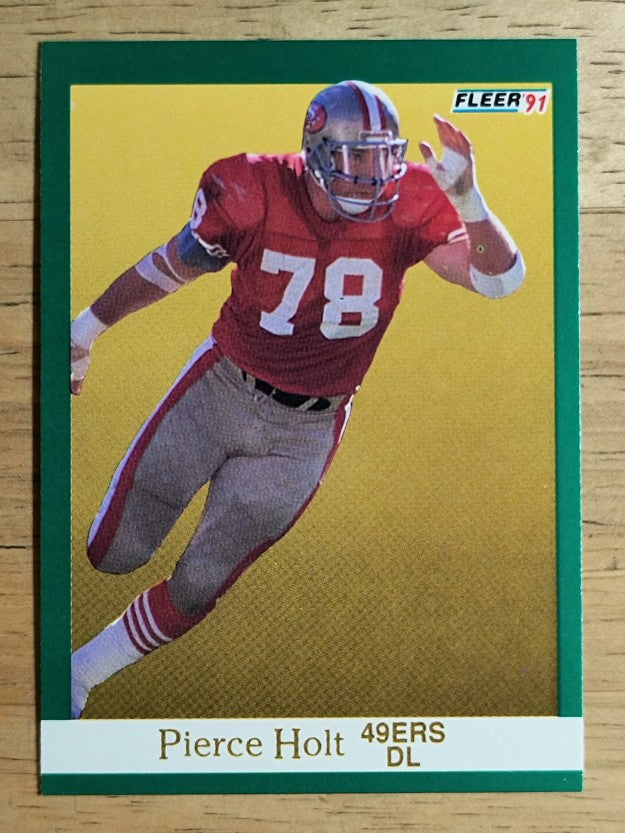 1991 Fleer #357 Pierce Holt
