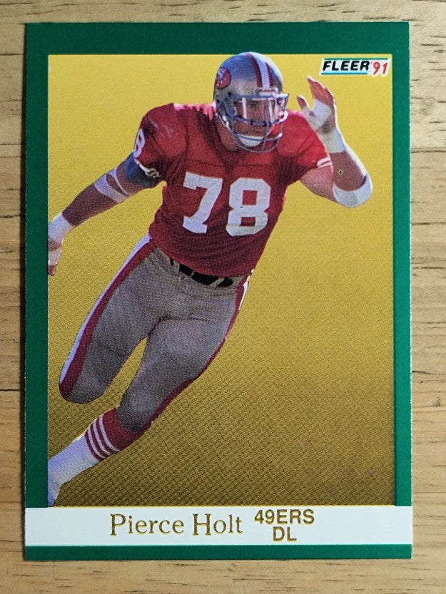 1991 Fleer #357 Pierce Holt