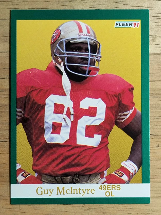 1991 Fleer #359 Guy McIntyre