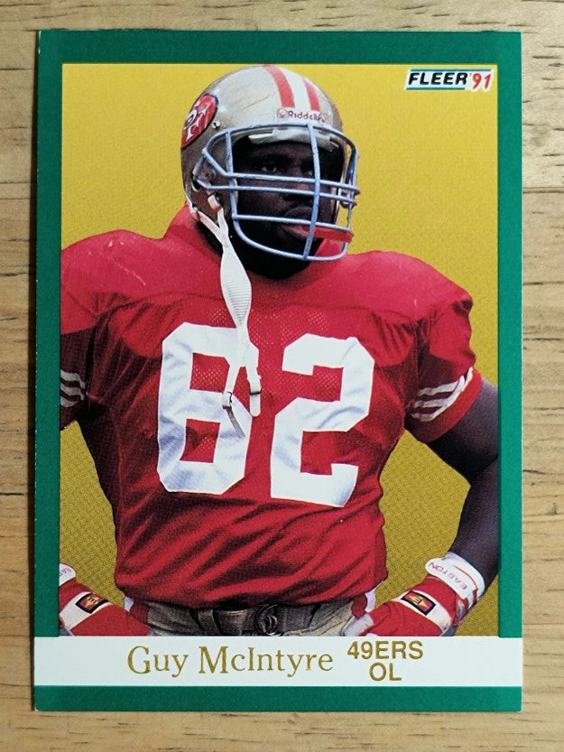 1991 Fleer #359 Guy McIntyre