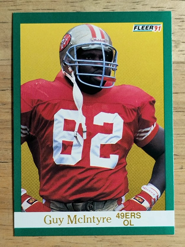 1991 Fleer #359 Guy McIntyre